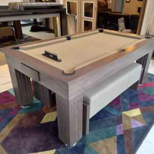 Badger Solid Walnut Slate Pool Dining Table - Home Pool Tables Direct - e576e5bd 54b8 40ea 9d40 129f63d5ce79