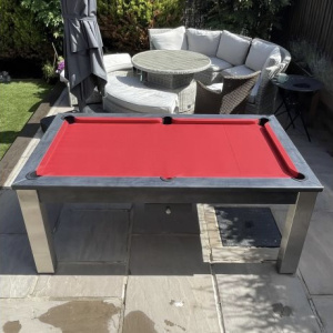 Outdoor Elixir Slate Pool Dining Table | Various Finishes - Home Pool Tables Direct - 4DBD263A C4D1 40B8 8E7C 7AE193E28091