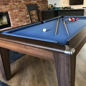 Cheltenham Dark Walnut Slate Pool Dining Table - Home Pool Tables Direct - Classic Diner DW