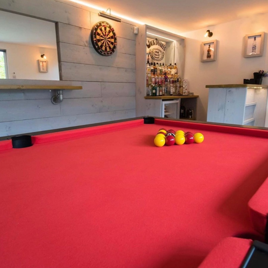 Home Pool Tables Direct - Coyote Matt Black 5 sq