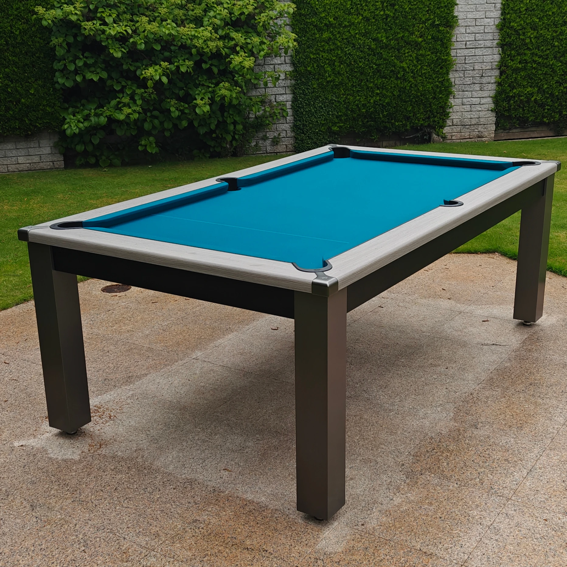 Alfresco Outdoor Pool Dining Table - Home Pool Tables Direct - clear1