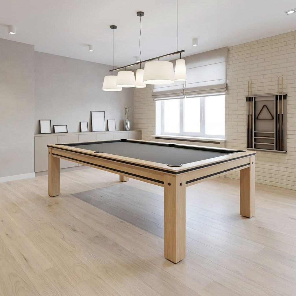 Brunswick Hickory 8ft American Pool Table - Home Pool Tables Direct - bwickhickory2